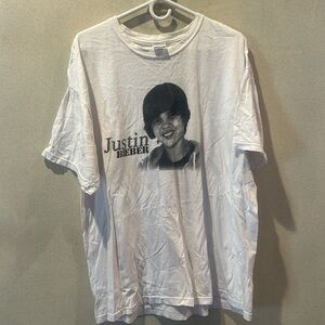 Justin Bieber Shirt—worn/vinatge